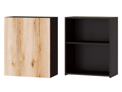 Кухонный шкаф верхний 600 Плейона (венге/дуб делано)