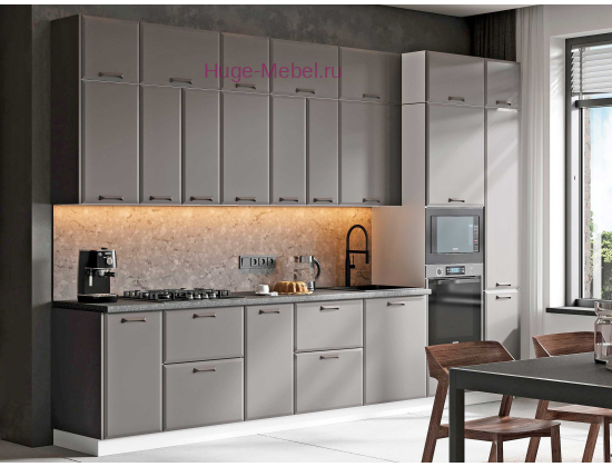 Кухня 3.5 метра "Призма" высотой 2.5 метра