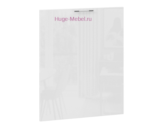 Кухонный фасад Ф-261 белый глянец (Ксения)