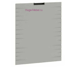 Фасад для посудомоечной машины 600 мм Ф-105 холст грей с фрезеровкой (Сахара)