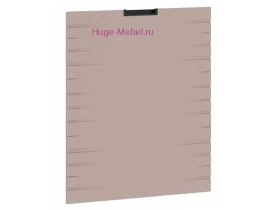 Фасад для посудомоечной машины 600 мм Ф-105 холст латте с фрезеровкой (Сахара)