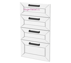 Кухонный фасад Ф-24 холст белый (Альфа)