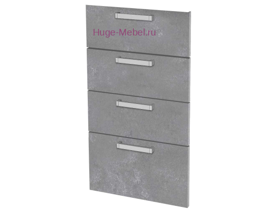 Кухонный фасад Ф-24 бетон темный (Бетон)