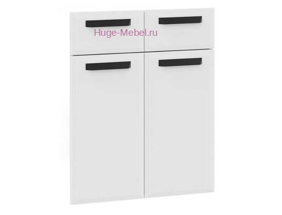 Кухонный фасад Ф-41-М белый суперматовый (Призма)