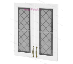 Кухонный фасад Ф-255 дуб белый (Модена)