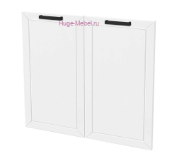 Кухонный фасад Ф-250 холст белый (Альфа)