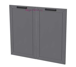 Кухонный фасад Ф-50 холст вулкан (Альфа)