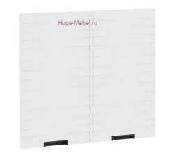 Кухонный фасад Ф-250 холст белый с фрезеровкой (Сахара)