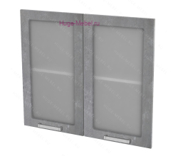 Кухонный фасад Ф-255 бетон темный (Бетон)