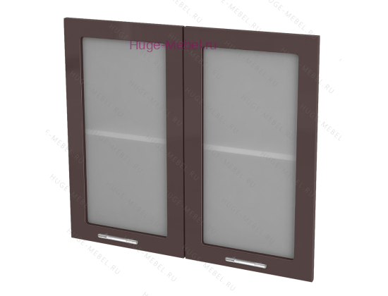 Кухонный фасад Ф-255 шоколад глянец (Ксения)