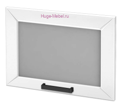 Кухонный фасад Ф-84 холст белый (Альфа)