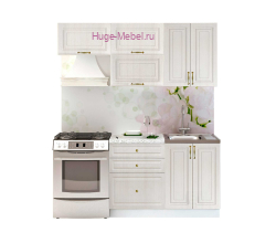 Кухня 1.8 метра "Юлия сандал белый"