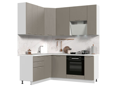 Высокая угловая кухня 200х160 "Катрин" Высокая угловая кухня 200х160 "Катрин"