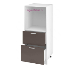 Пенал кухонный малый с нишей и ящиками 600 Катрин (муссон)