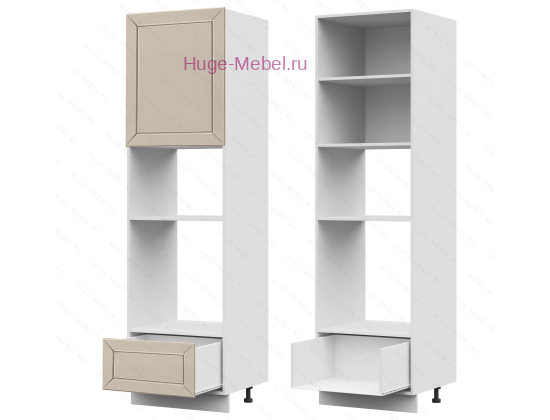 Пенал кухонный для встраиваемой техники 600 Альфа (брюле)