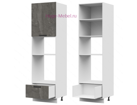 Пенал кухонный для встраиваемой техники 600 Пасаденна (железный камень)