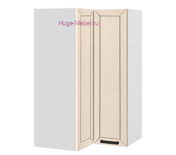 Угловой шкаф верхний прямой высокий 600 Альфа (брюле)