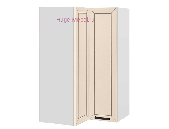 Угловой шкаф верхний прямой высокий 600 Альфа (брюле)