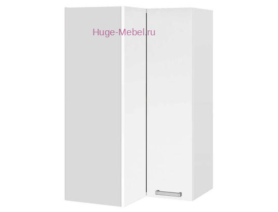 Угловой шкаф верхний прямой высокий 600 Катрин (софт вайт)