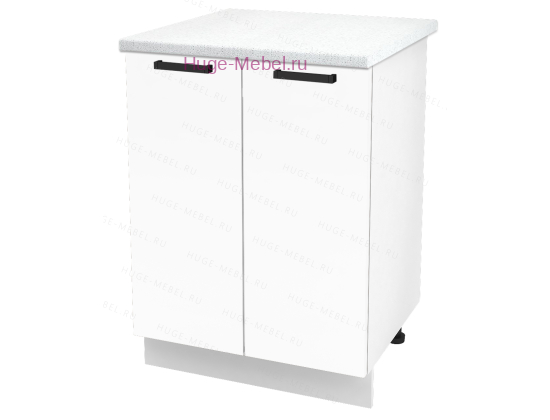 Шкаф кухонный нижний 600 Пасаденна (белый бриллиант)