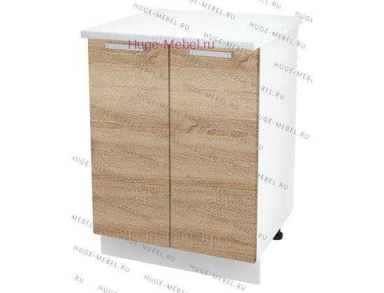 Шкаф кухонный нижний 600 Бетон (дуб сонома)