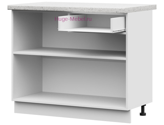 Корпус кухонного шкафа нижнего с 1 ящиком 1000 ПВ (белый)