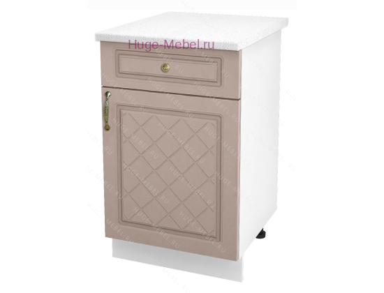 Нижний кухонный шкаф с ящиком  500 Модена (дуб кофе)