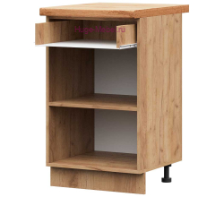 Корпус кухонного шкафа нижнего с 1 ящиком 500 ПВ (дуб крафт)