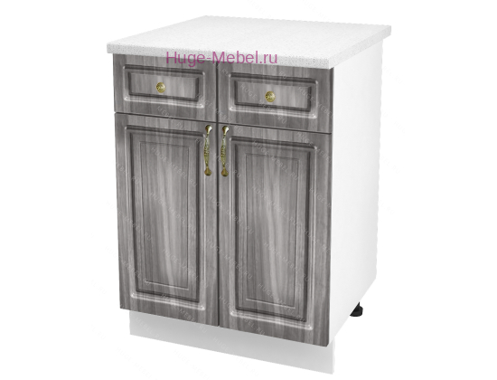 Нижний кухонный шкаф с ящиком  600 Юлия (сандал серый)