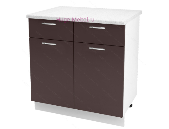 Нижний кухонный шкаф с ящиком  800 Ксения (шоколад)