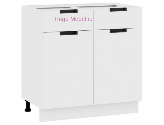 Нижний кухонный шкаф с ящиком 800 Сахара (белый)