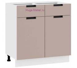 Нижний кухонный шкаф с ящиком 800 Сахара (латте)