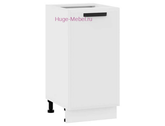 Шкаф кухонный нижний 400 Призма (белый супермат)