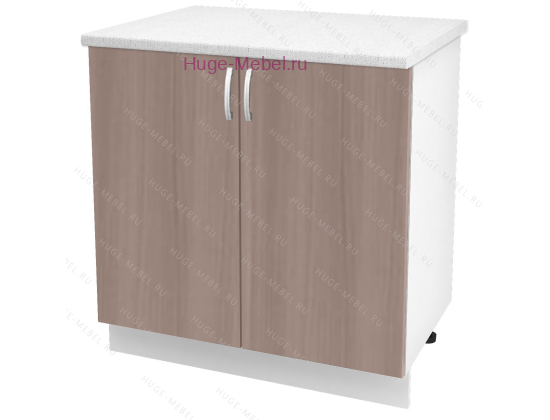 Шкаф кухонный нижний 800 Дина (шимо темный)