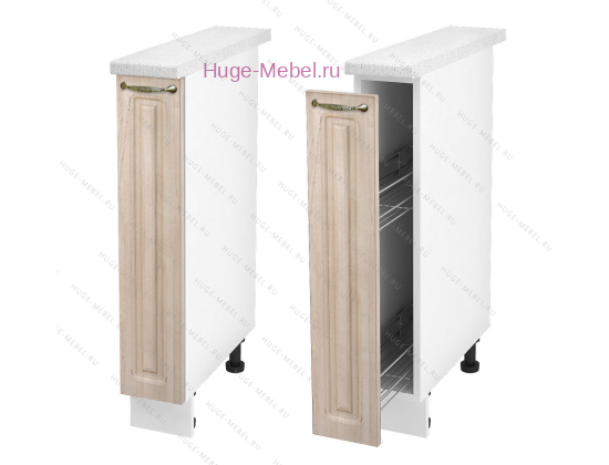 Нижний кухонный шкаф бутылочница 150 Юлия (дуб сонома)