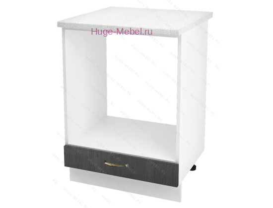 Шкаф кухонный под духовку напольный 600 Мария (графит)