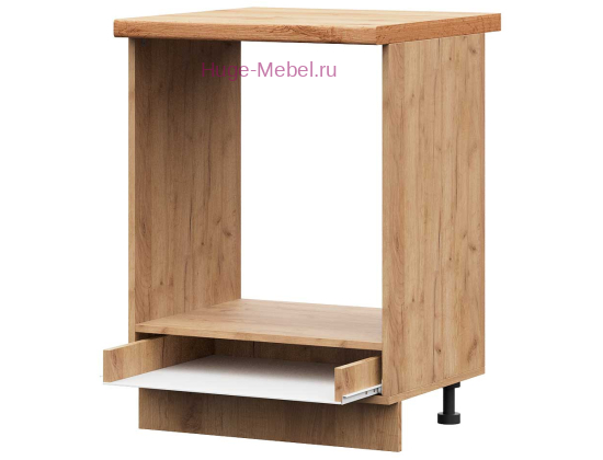 Корпус кухонного шкафа под духовку 600 ПВ (дуб крафт)