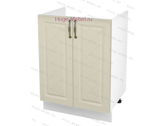 Кухонный шкаф под мойку 600 Модена (дуб ваниль)