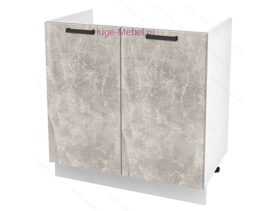 Кухонный шкаф под мойку 800 Пасаденна (ателье светлое)