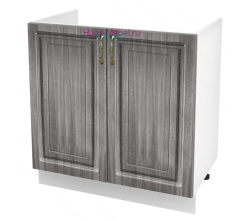 Кухонный шкаф под мойку 800 Юлия (сандал серый)