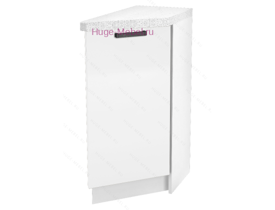 Шкаф кухонный нижний торцевой 300 Пасаденна (белый бриллиант)