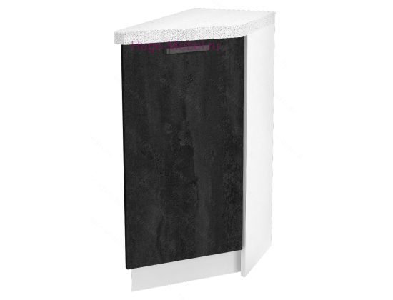 Шкаф кухонный нижний торцевой 300 Пасаденна (угольный камень)