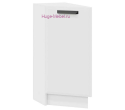 Шкаф кухонный нижний торцевой 300 Призма (белый супермат)