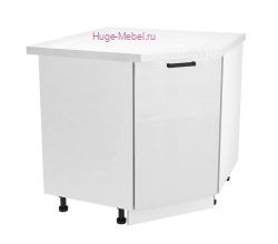 Шкаф кухонный угловой нижний 850 Пасаденна (белый бриллиант)