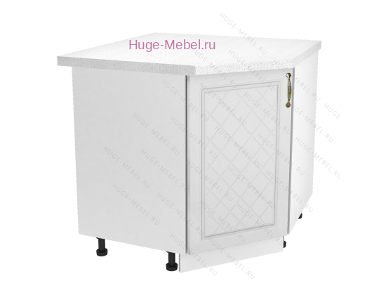 Шкаф кухонный угловой нижний 850 Модена (дуб белый)