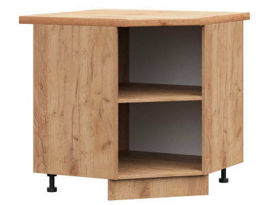 Корпус углового кухонного шкафа нижнего 850 (дуб крафт) Корпус углового кухонного шкафа нижнего 850 (дуб крафт)