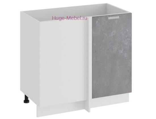 Шкаф кухонный угловой нижний 1000 Бетон (бетон серый)