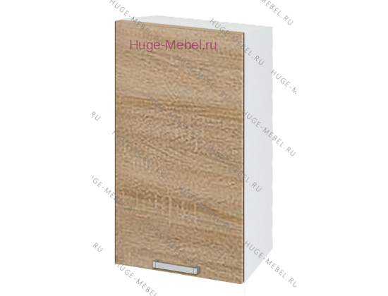 Кухонный шкаф верхний навесной 400 Бетон (дуб сонома)