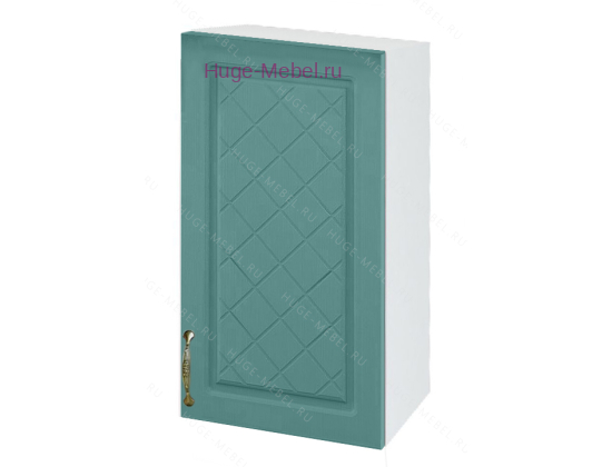Кухонный шкаф верхний навесной 400 Модена (дуб бирюза)