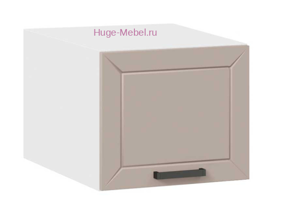 Антресольный кухонный шкаф верхний 400 Альфа (латте)